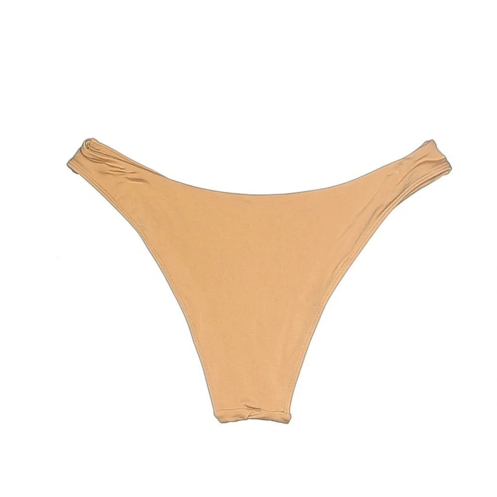 Monday Swimwear Tan Nude String Bikini Two Piece Set Size Medium